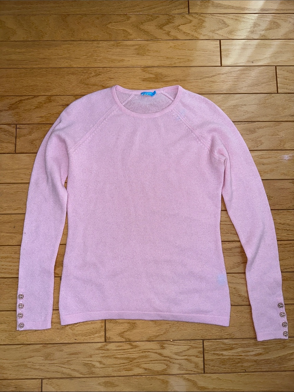 Light Pink Women's Crewneck Cashmere Sweater